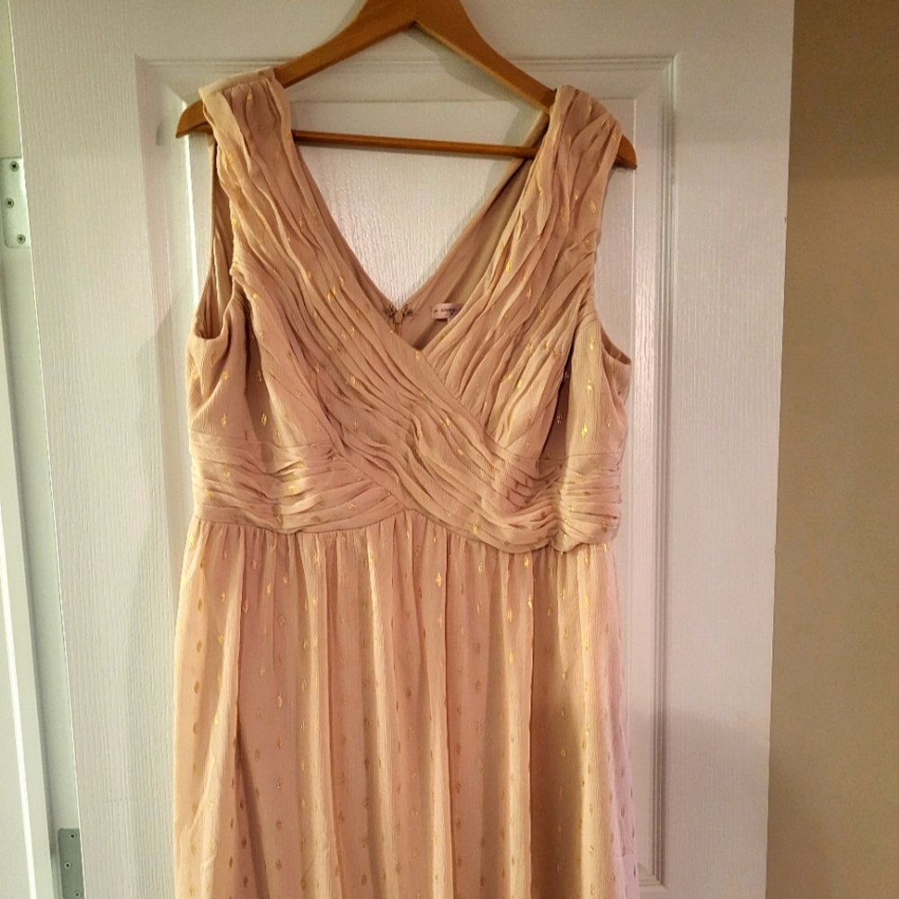 Blush and gold addition Elle dress
